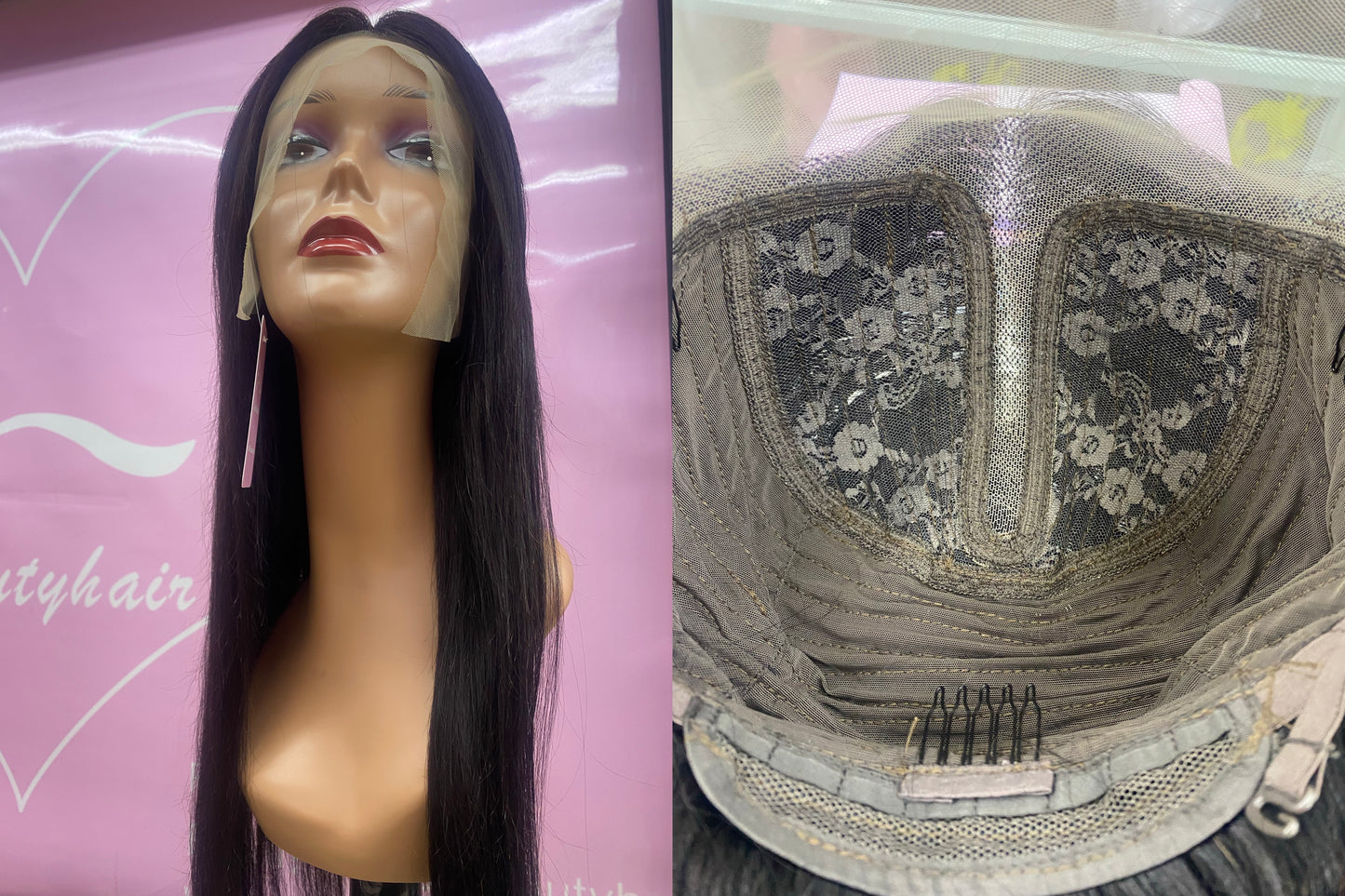 13*1 T part glueless wig