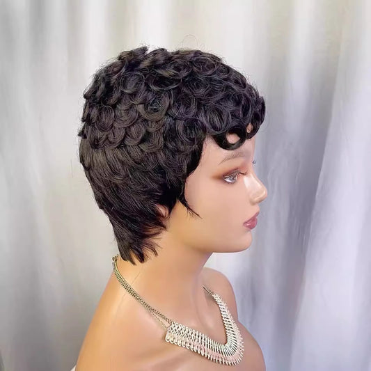Afro short wig