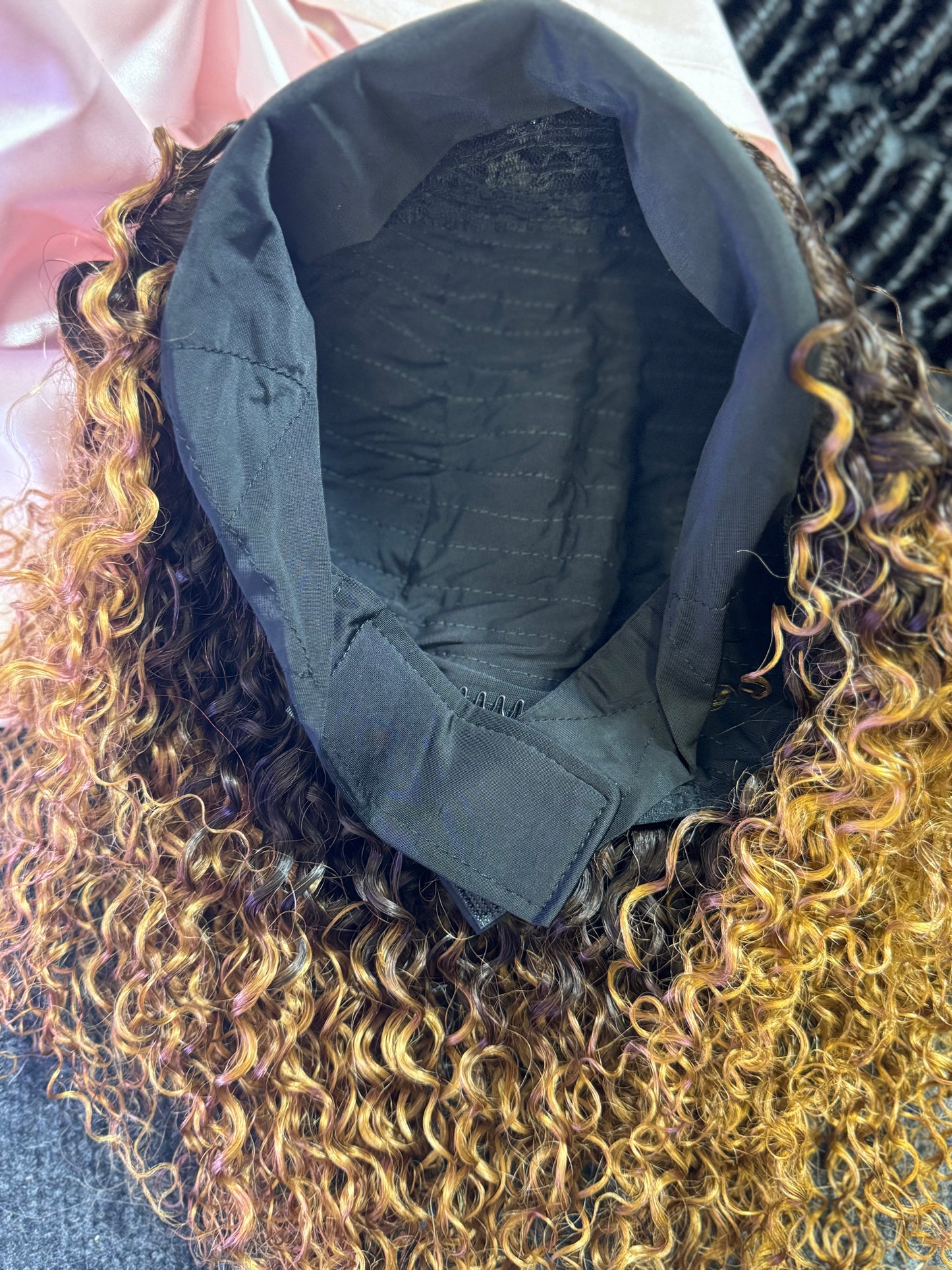 Head Band lace wig 1/30# Jerry Curl