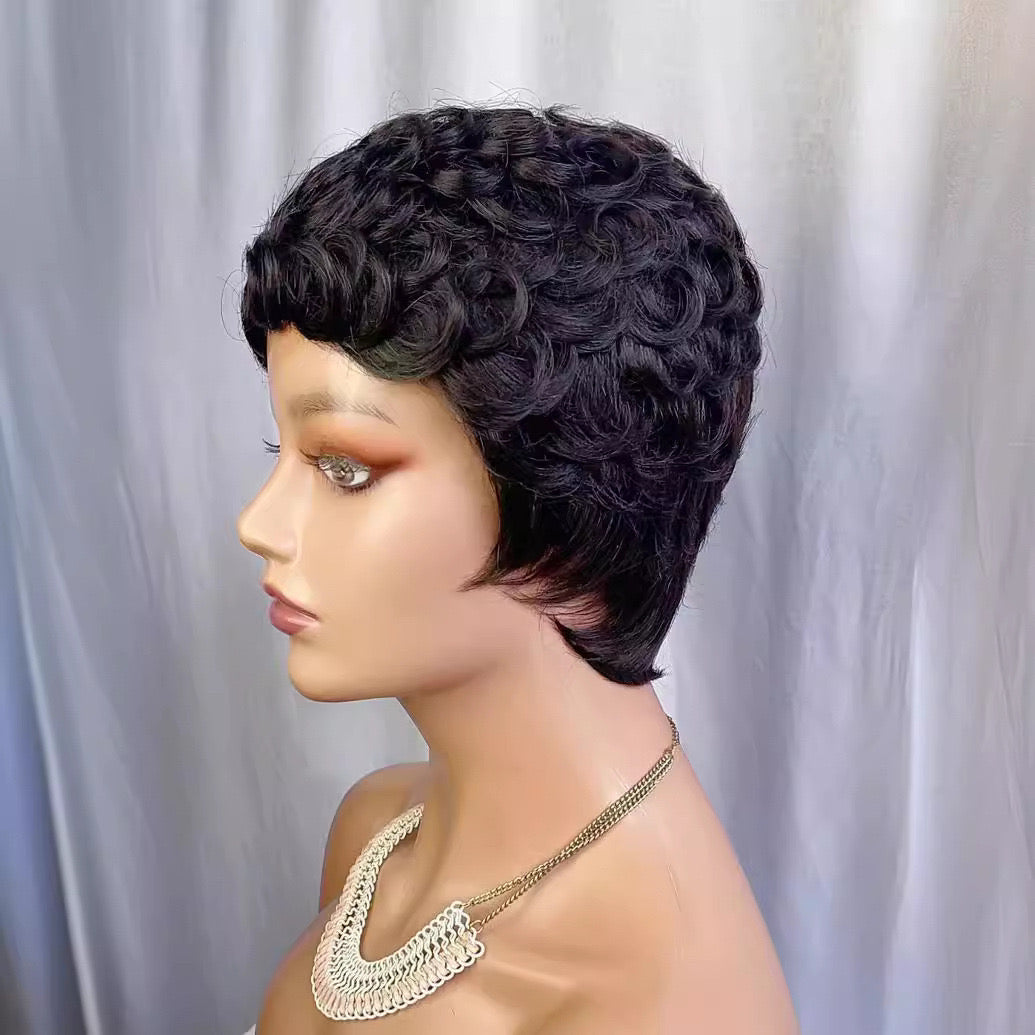 Afro short wig