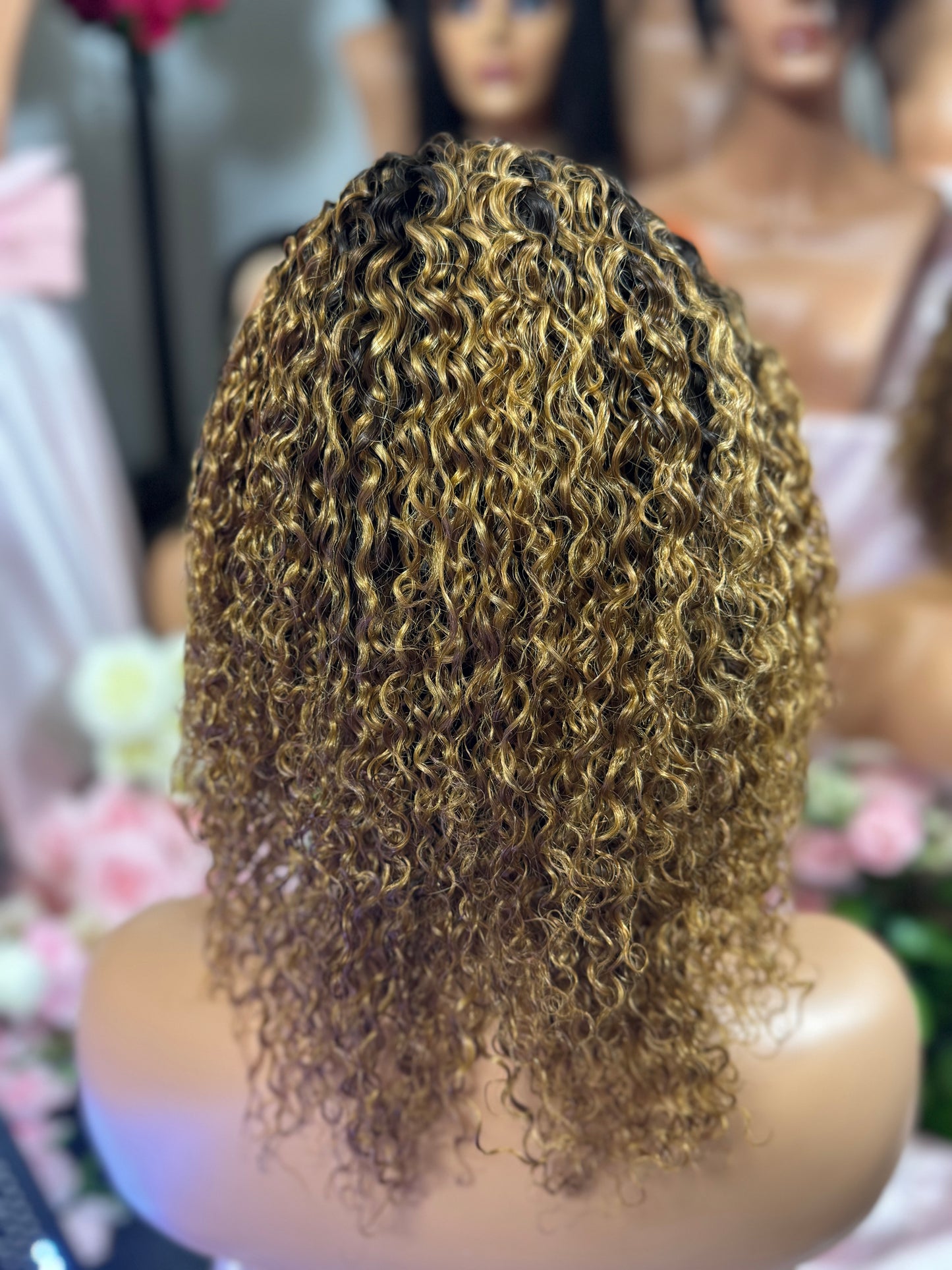 Head Band lace wig 1/30# Jerry Curl