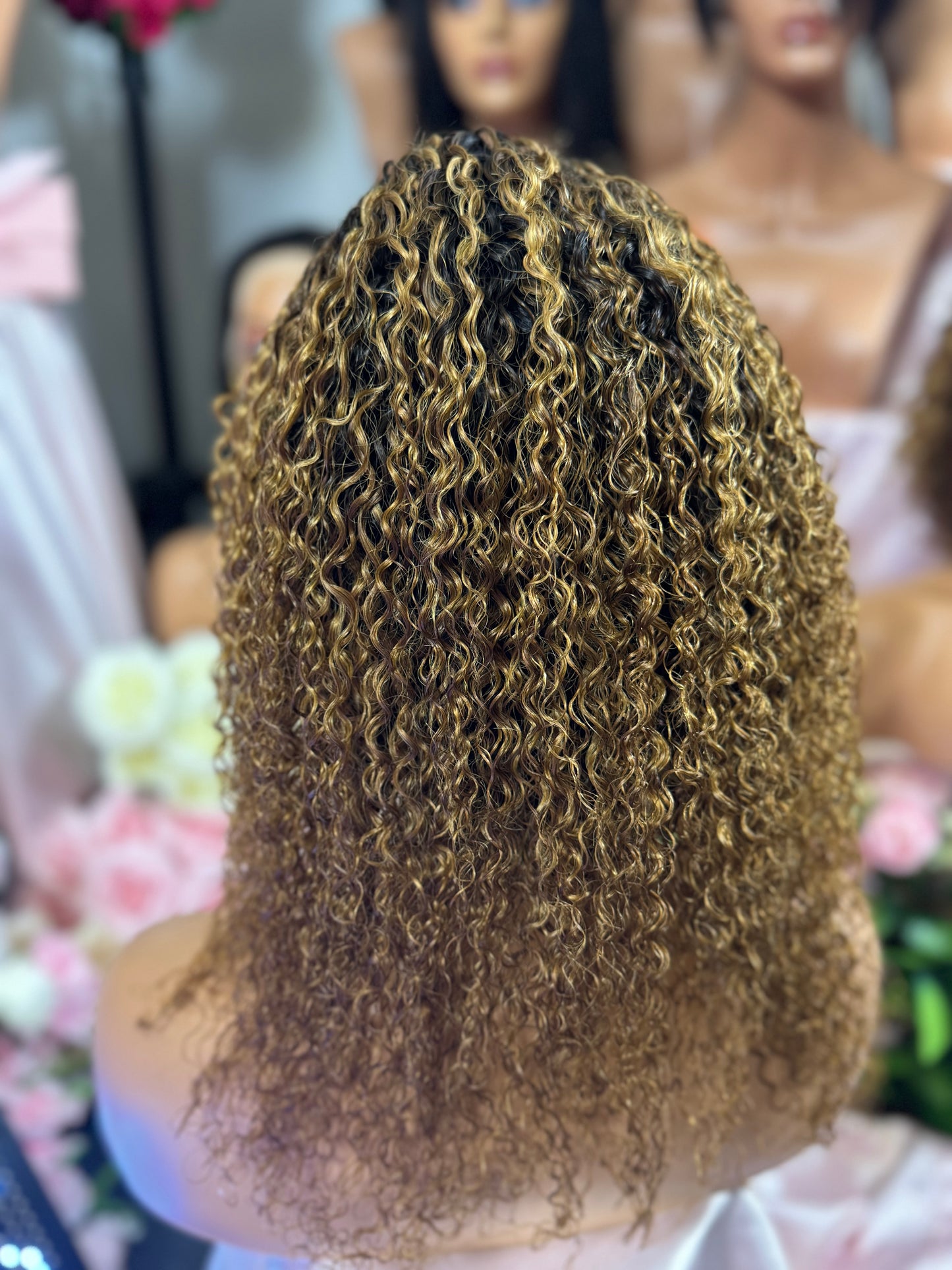 Head Band lace wig 1/30# Jerry Curl