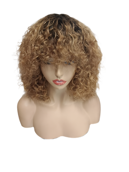 Fringe curl 150% density