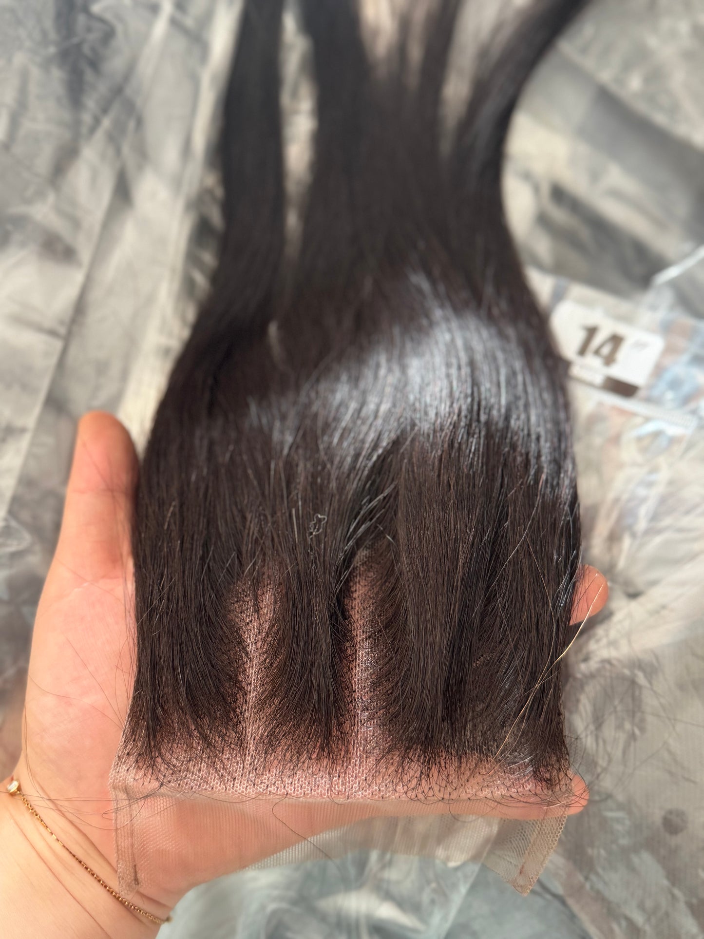 13A 3 bundles with free 4*4 14” 3 ways closure