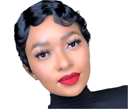 Dry perm+Finger wave+Wet Perm