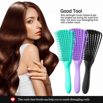 Curl hair brush