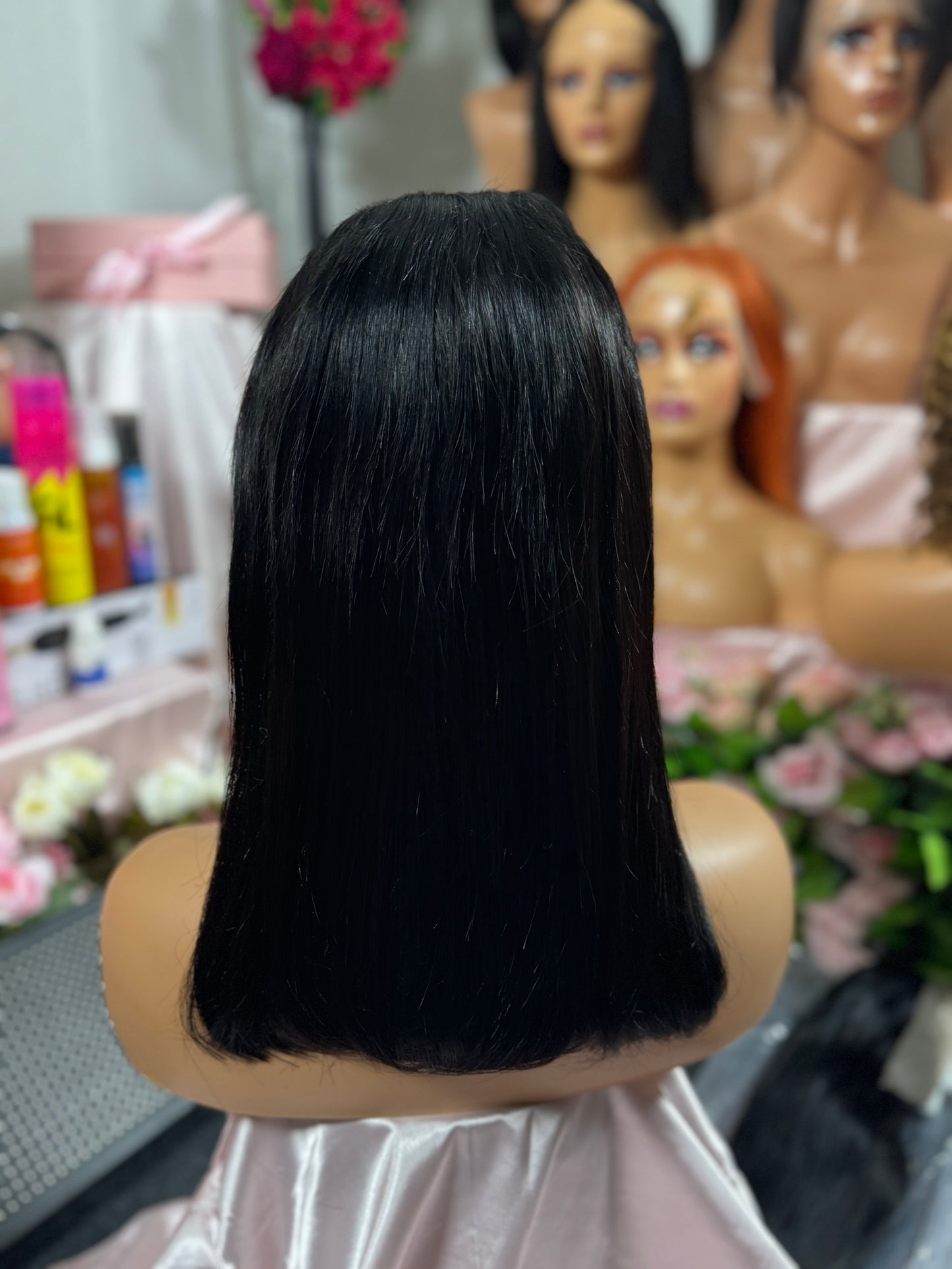 13*4 full frontal DD Glueless BOB 16"-22"