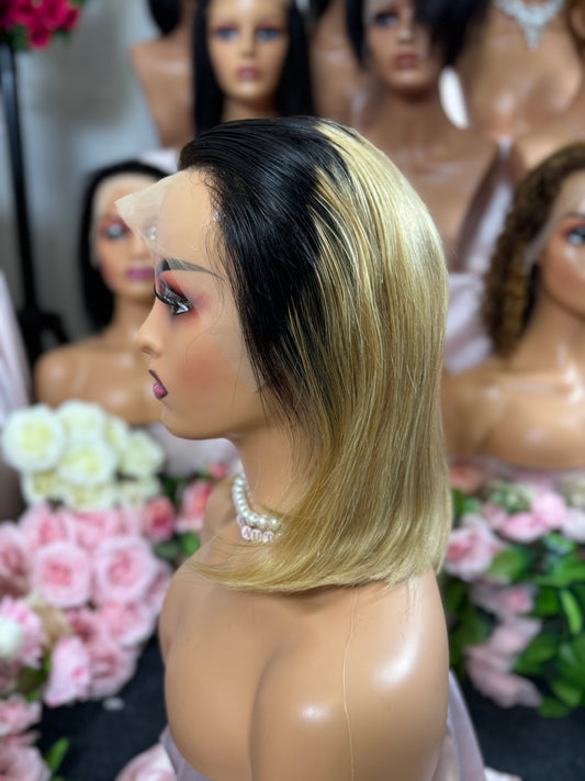 13*4 lace frontal bob 1/18#