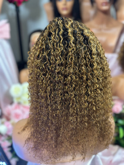 Head Band lace wig 1/30# Jerry Curl