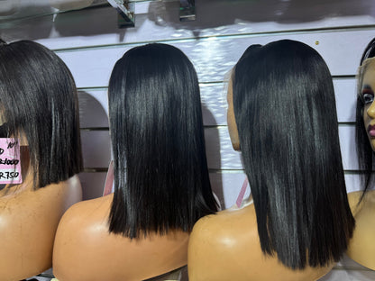 13*4 full frontal DD Glueless BOB 8"-14"