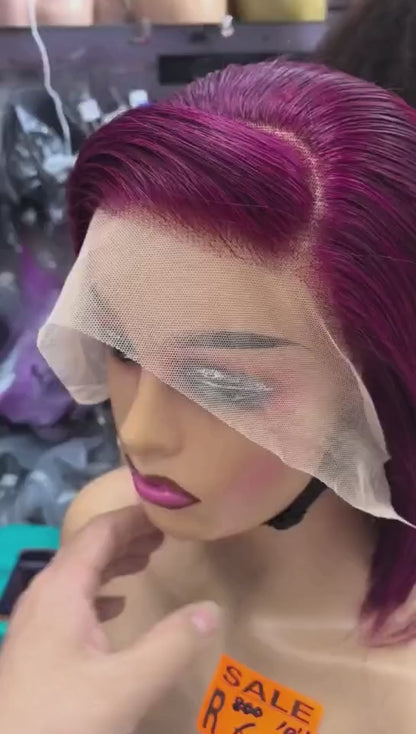 13*4 full frontal Glueless BOB 99J# 10” sale